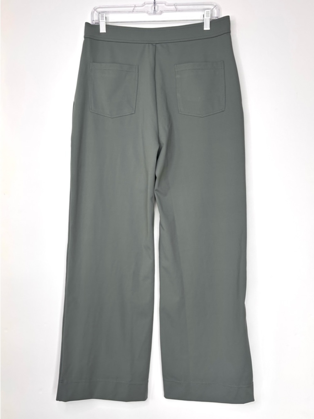 Halara‎ DayStretch High-Rise Pockets Straight Leg Casual Utility Pants Sage L - Picture 3 of 14